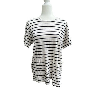 Bonobos women striped tshirt linen and cotton size M A000293